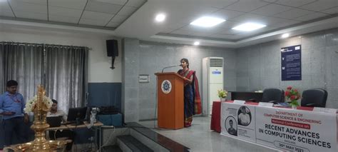 4th National Level Conference on “Recent Advances in Computing Sciences ...