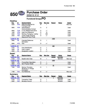18 Printable Purchase Order Worksheet Forms and Templates - Fillable ...