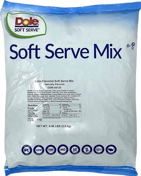 Buy Dole Soft Serve Mix - Lime (4.4 lbs) Online Australia | Ubuy