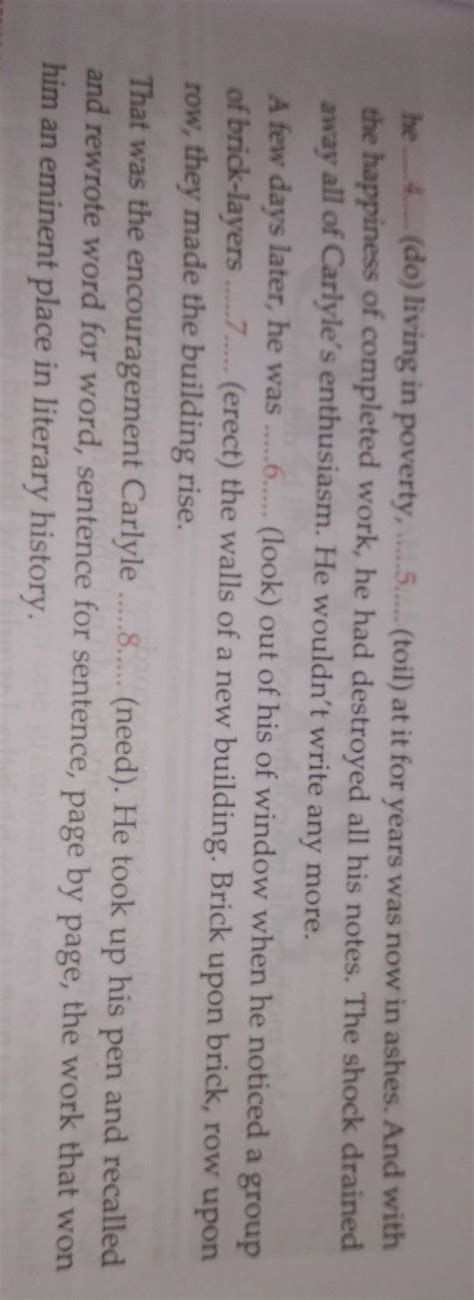 Fill in the each numbered blanks with correct form of the word given ...