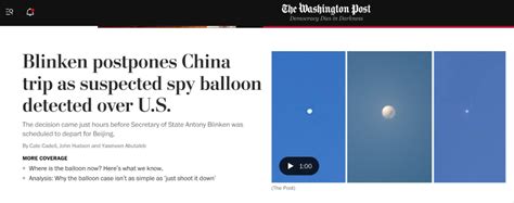 美国前外交官：布林肯因气球“推迟”访华，太可悲了！_凤凰网资讯_凤凰网