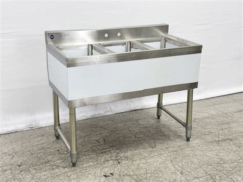 BS3T101410 38 inches 3 Compartment Bar Sink with Faucet