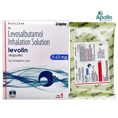 Levolin 0.63mg Respules 5X2.5 ml Price, Uses, Side Effects, Composition ...