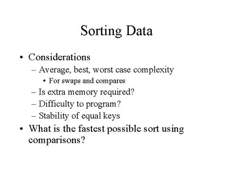 Image result for Best Case Worst Case in Sorting Algorithm