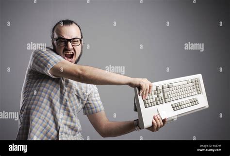 Image result for Man Destroys Computer