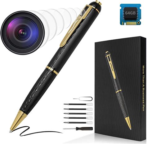 Amazon.com : SIRGAWAIN Mini Spy Camera Hidden Camera Pen 1080p ...
