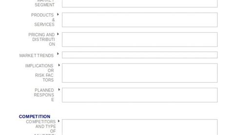 Free Fillable Business Plan Templates 的图像结果
