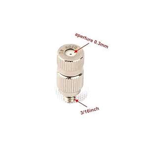 Generic 10Pcs High Pressure Metal Fog Mist Nozzle 0.3Mm Fogging Spray ...