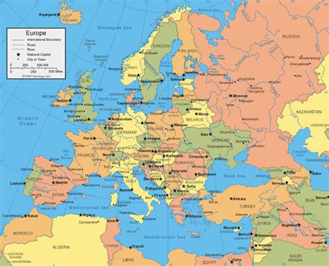 Europe Physical Map Quiz