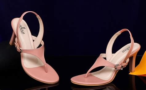 Buy THE ARWAH Women Attractive High Heels Sandals (White, numeric_4) at ...