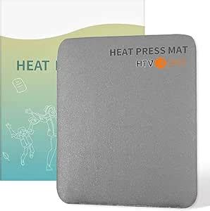 HTVRONT Heat Press Mat - 8"x10" Heat Press Pad for Craft Vinyl Ironing ...