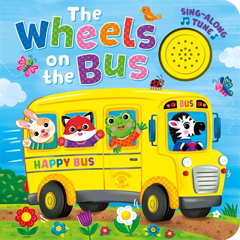 Amazon.com: Wheels on the Bus Song Book – 1-Button Musical Board Book ...