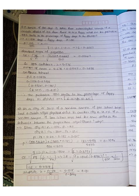 Statistical Analysis of Foggy Days and Defects in Products (MATH 101 ...
