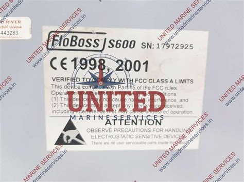 DANIEL FLOBOSS S600 FLOW COMPUTER FQIT-5266 | United Marine Services