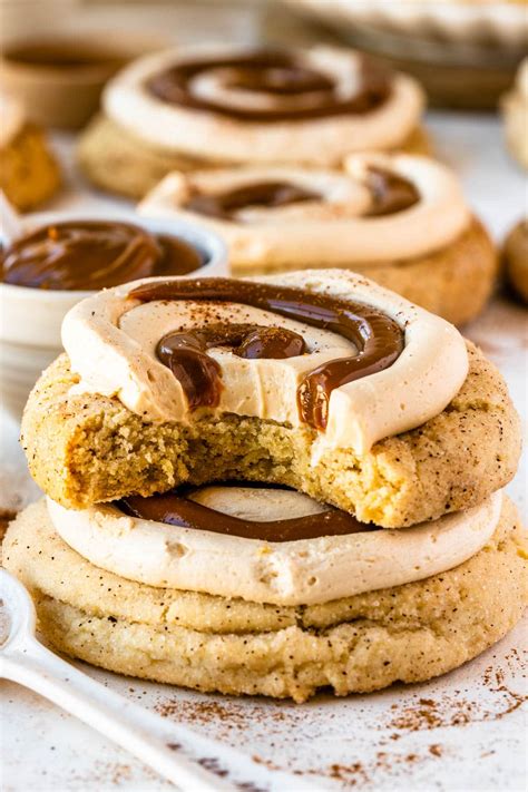 Dulce de Leche Crumbl Cookies - Pies and Tacos