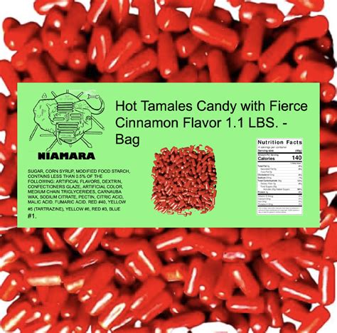 Amazon.com : Hot Tamales Fierce Cinnamon Candy - 1.1 lb Bag : Grocery ...