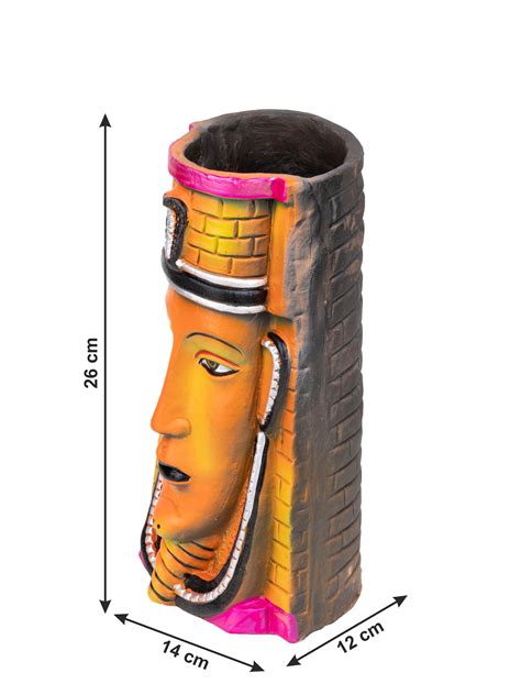 Shop Cleopetra Terracotta Flower Vase | Vibrant Charm
