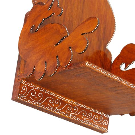 Brown MDF Pooja Temple/Mandir - eCraftIndia Online