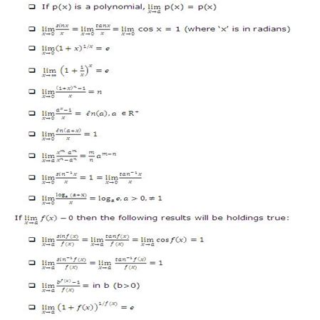 Image result for Limits Expansion Formulas