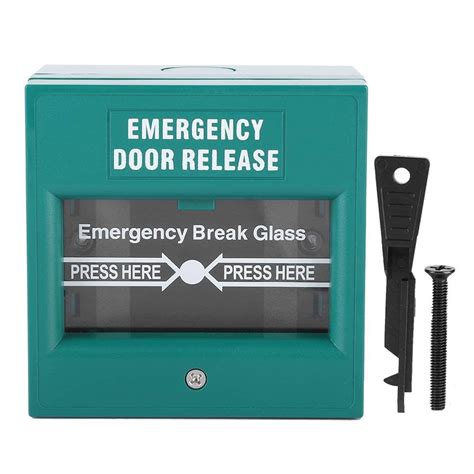 (GBS-44) Emergency Door Release Glass Break Alarm Button Fire Alarm ...