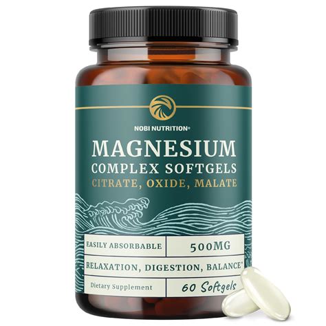 Buy Triple Magnesium Softgels | Citrate, Malate, & Oxide | Highly ...
