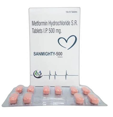 Cardio-Diabetic Range - Metformin Hydrochloride S.R 500mg Tablet ...
