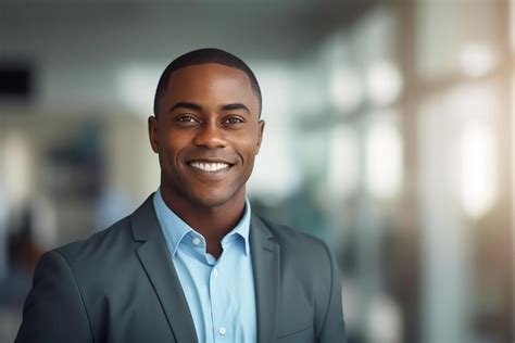 Happy Black Businessman 的图像结果