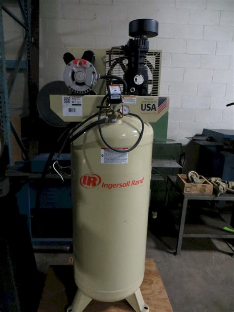 INGERSOLL-RAND 5 HP Vertical SS4 - Air Compressors, Tank Mounted ...