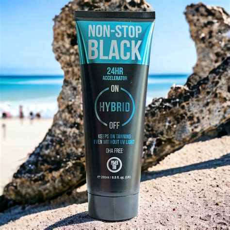 Non-Stop Black Hybrid Accelerator Cream – 24hr Sunbed Tanning Formula ...