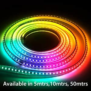 Buy wipro Garnet 5 Meters LED Strip Light| 120 LEDs/mtr | White | IP65 ...