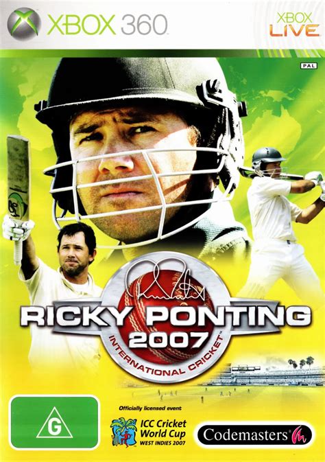 Ricky Ponting International Cricket 2007 - Xbox 360 - Complete with Ma ...