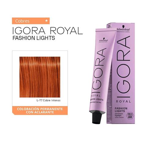 IGORA FASHION LIGHTS - COBRES - Aclaración sin Decoloración - 60ml – SELFIE