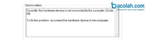Fix Code 45 Error 的图像结果