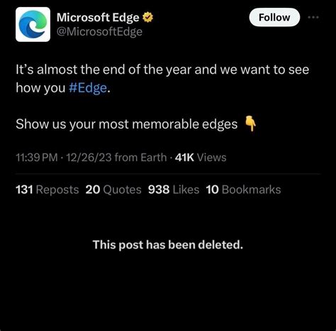 Microsoft tweet fail | Edging / Edge | Know Your Meme