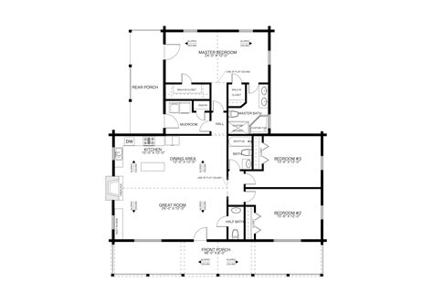 Tiny Cabin Floor Plan