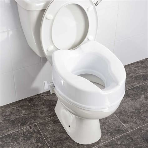 Tan45 Raised Toilet Seat for Senior Citizens | Commode Raiser, Standard ...