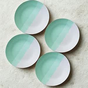 Buy Freakway Set of 4 Modern Ceramic Dinner Plates – 10.6'' Speckled ...