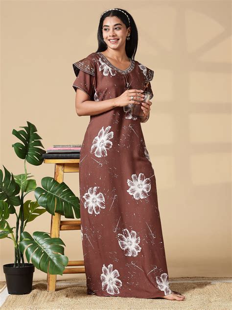 Shop Latest And Trendy Pure Cotton Nighty Onlline in India – 9shines label
