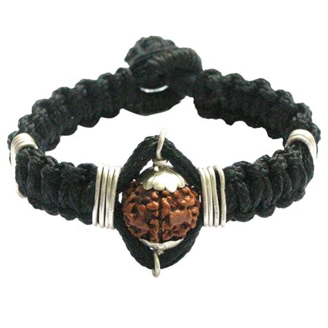 5 ( Five ) Mukhi Rudraksha Wrist Band in Copper, Panch Mukhi Bracelet ...
