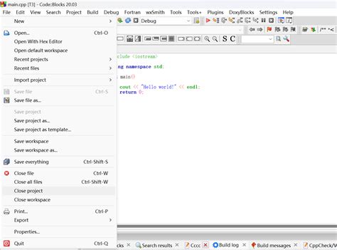 Code Blocks C   的图像结果