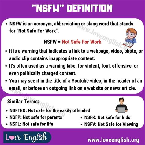 NSFW Meaning: What Does It Stand For and Why You Should Care? - Love ...