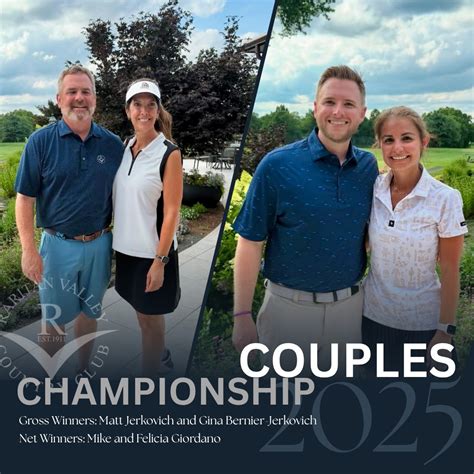 Raritan - Congratulations to RVCC's 2025 Couples Championship winners ...
