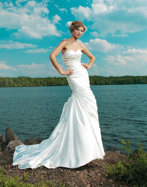 Plus Size Sweetheart Neckline Rouched Mermaid Wedding Dresses Online