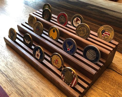 "11" Challenge Coin Holder" | Challenge coin holder, Wooden business ...