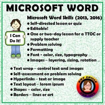 Image result for Word Skills Tutorial