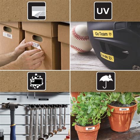 S0720530 Dymo | Dymo Black on White Label Printer Tape, 7 m Length, 12 ...