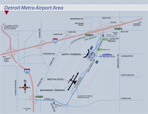 Detroit Metropolitan Wayne County Airport [DTW] - Terminal Guide