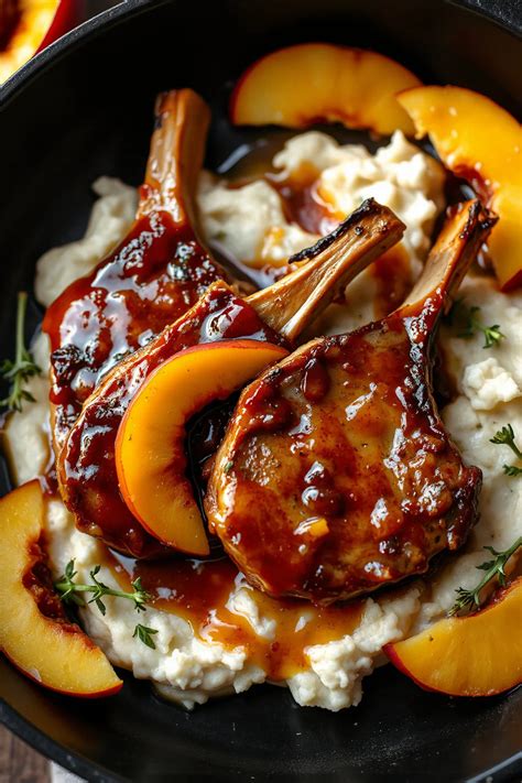 Sweet and Savory Peach Glazed Pork Chops Recipe