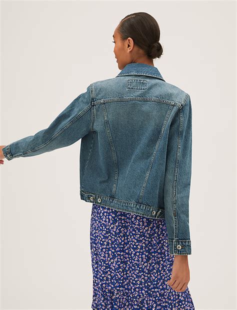 Buy Pure Cotton Denim Jacket at Marks & Spencer