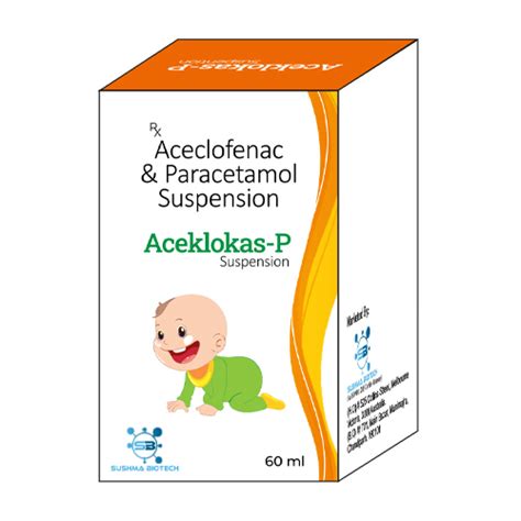 Acekloka P - Aceclofenac & Paracetamol - Sushma Biotech